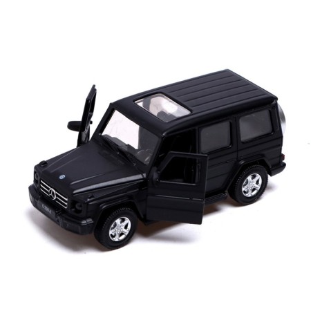 Metal Mercedes-Benz G350D, 1:42, inertia, doors open, black color-2