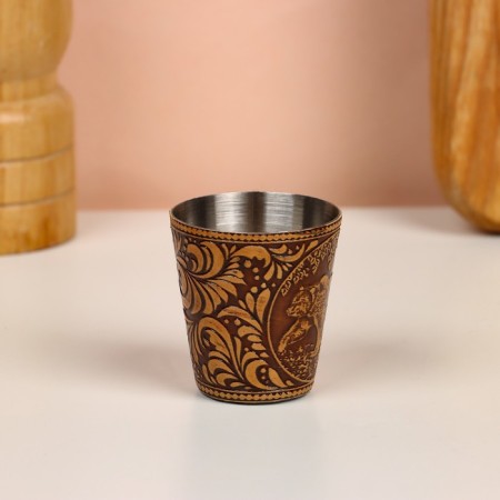 Set of piles "Bear", 4 pcs, in a case, 4.5 × 4.5 × 9 cm, birch bark-4