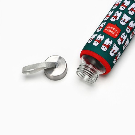 New Year. Water bottle "Bear", 350 ml-3