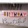 Single tablecloth Happy Birthday, 130 × 200 cm