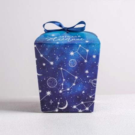 Bonbonniere box, gift packaging, “make a desire”, 7.5 x 8 x 7.5 cm-1
