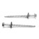 Roofing screws 4.8x70 mm, galvanized, 100 pcs.