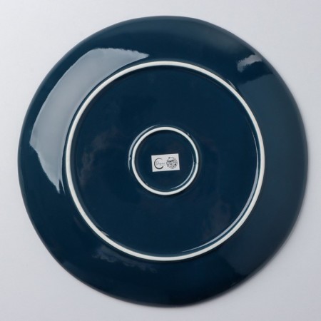 Ceramic plate "Artichoki", blue, 27 cm, blue color-5