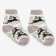 Children's woolen socks "deer", white color, size 20