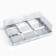 Box for musser cakes "Silver", 27 x 17.8 x 6.5 cm, New Year