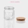Glass jar for spices with a cork lid "Parfa", 110 ml, 6 × 6.5 cm