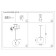 STL LUCE Sus. SL1056.113.01. Noor. 1x60 W, E27, 25x25x160 cm, chromium color
