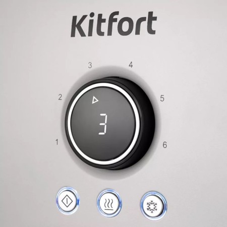 Toster KitFort KT-6250, 800 W, 6 grip modes, 2 toasts, beige-1