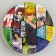Disposable paper plate "anime", 18 cm