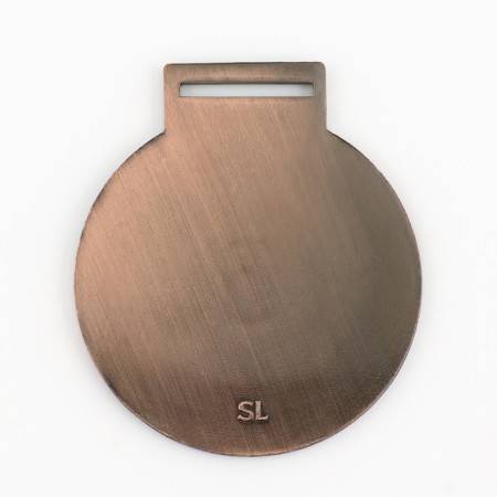 Prize medal 198, 3 place, d = 5 cm, bronze-2