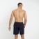 Male swimming trunks monophonic, minku color blue, size 54