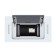 Hood Homsair Crocus Push 52, built -in, 850 m3/h, 3 speeds, 52 cm, white