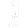 Star with two accessories for the toilet 80 CM, porcelain; Antique copper, 3SC