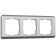 Frame for 3 posts WL12-FRAME-03, silver color