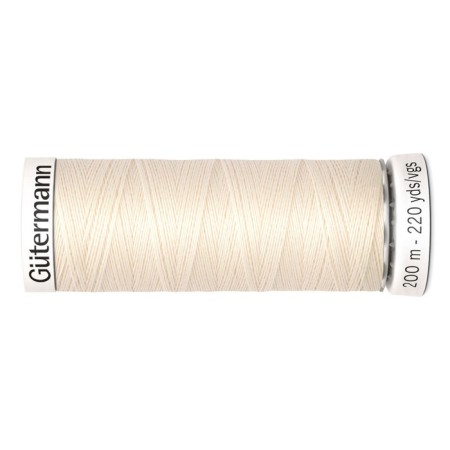 SEW-HALL thread for all materials, 200 m, 748277 (802 milk-beige)