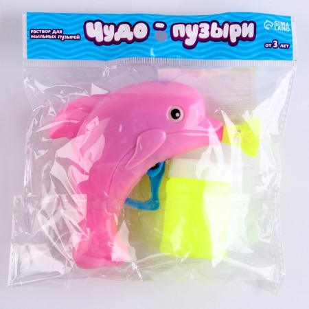 Dolphin soap bubbles generator, mix, 50 ml-4