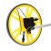 Tundra measuring wheel, mechanical, diameter 318 mm, measurement range 0-9999.9 m