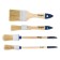 A set of tundra brushes, flat, round No. 2, No. 6, 20, 50, 20, 30 mm 4 pcs.