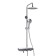 The shower system wasserkraft a113.067.101.ch Thermo, tropical shower, thermostat, chrome