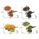 Game set "Dino tootics", 1 figure, color mix