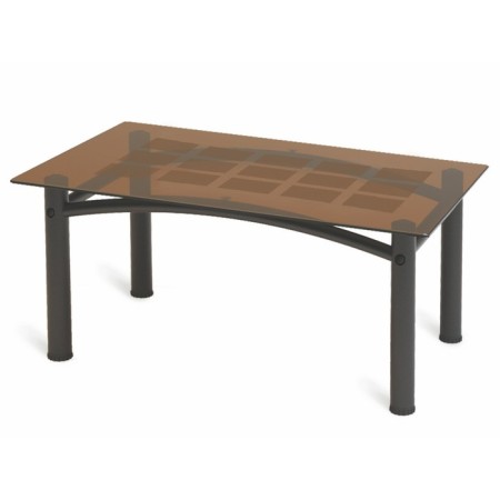 Table Robert 3M, 900x550x430. Black/ Tonir. glass