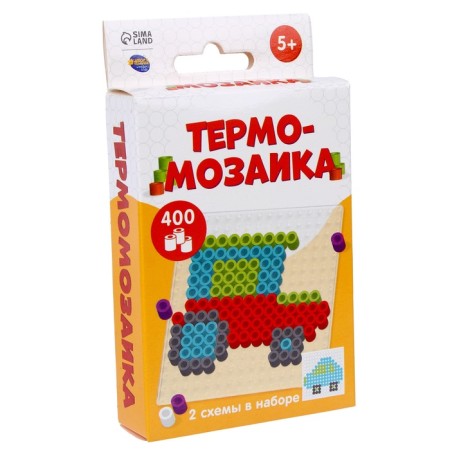 Термомозаика «Автомобили» с пинцетом-3