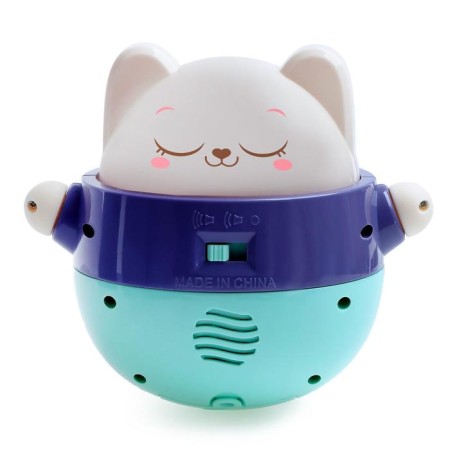 Musical Nevalyashka "Cute cat", sound, blue color-1