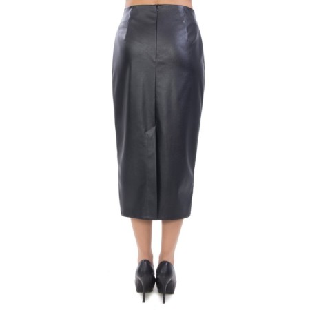 Women's skirt, size 42, black color-3