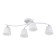 Valencia chandelier 4x60W E27 white 70.5x32.5x21cm