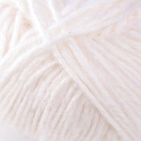 Yarn "Denim Washed" 30% acrylic 70% cotton 130m/50g (900 white)-2