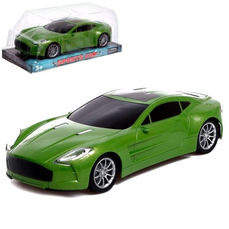 Inertial car "Sports", 1:16, the color is green