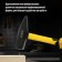 Handmaker Locabulary Tundra Profi, square boiler, Fiberglass 3k 3K handle, 1000 g