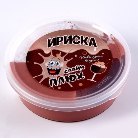 Slime "Irisk" 2 color, chocolate cappuccino, 80 g