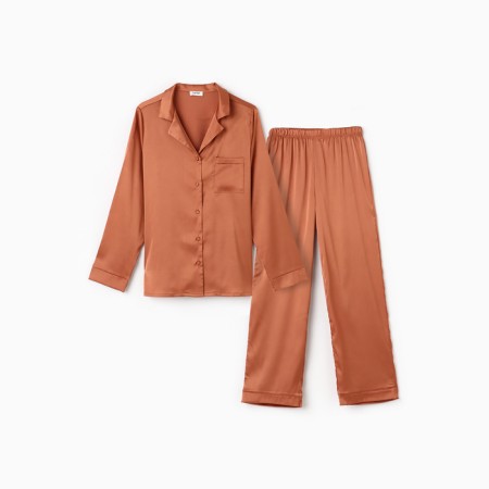 Пижама женская (рубашка и брюки) KAFTAN Terracotta р. 52-54-1