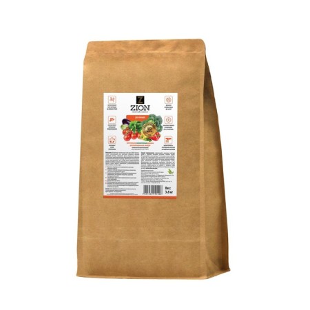 Ionite substrate for growing vegetables (vegetable crops), 3.8 kg, zion