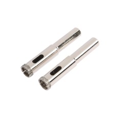 Diamond drill on glass and ceramics of the tundra, trihedral shank, 12 x 65 mm, 2 pcs.