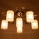 Chandelier 1697/6 E27 40W white 57x57x28 cm Bayerlux