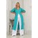 Cardigan female, size 58, green color