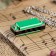 Music Life 4 Harly Harly, 8 tones, 3.5x1.5x1cm, chain 28cm, green