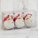 Christmas tree decoration "Santa Claus with a white beard" (set 3 pcs) 7 cm