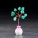 Souvenir "Energy tree. Aventurine green", natural stone, 7 x 3 cm