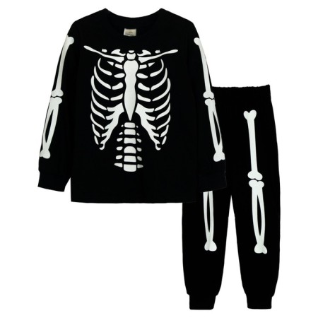 Pajamas for a boy, height 116 cm, black color