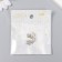 Bale with a pendant Metal for the creativity of "Star" silver, rhinestones 1.2x2.5 cm