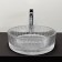 Haller shell COMFORTY CF21001, glass, round, transparent glass, 40 cm