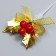 Decor for creativity "New Year's branch", in the set of 3 pcs., Size 1 pc. - 8.5 × 4.5 × 1.5 cm