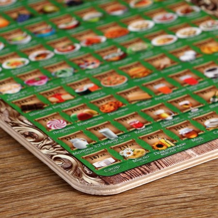 Board cutting and serving souvenir "calorie content 2", 19.5 × 27.5 cm-2