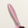 Bilateral brush - comb with wavy teeth, middle, 6 x 19 cm, pink