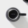 Porcelain mug Magistro Carbon, 380 ml, black color