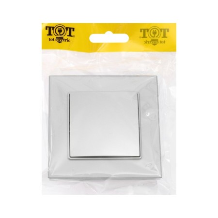 TOT GLOSSY GLASS, 10 A, 1 key, hidden, glass, silver-4