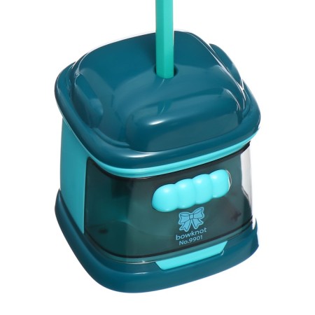 Electric sharpener (batteries are not included). It works from 2 aa batteries turquoise-7